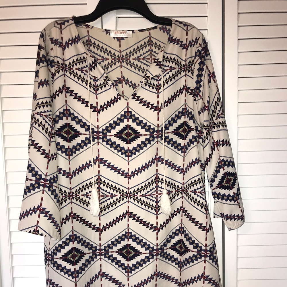 Boutique Dress- 3 quarter length sleeve